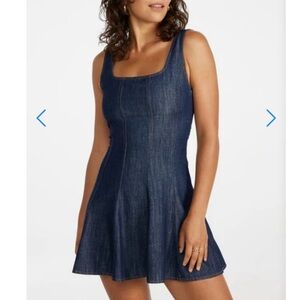 NWT JustFab Chambray Mini Dress